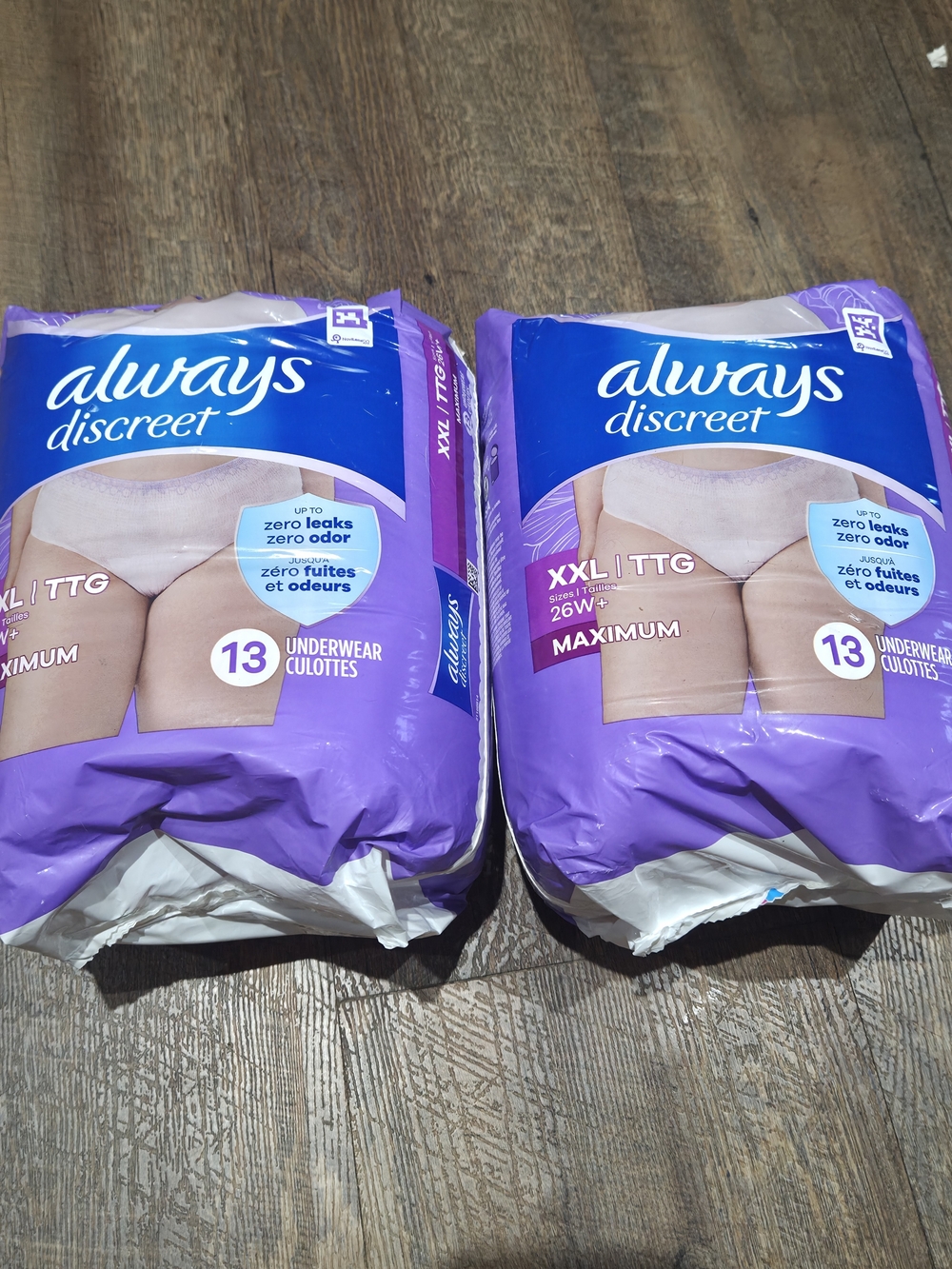 Always Discreet XXL Maximum Incontinence Underwear - Purple